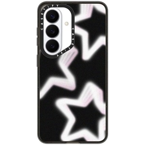 image:imageCASETiFY for Galaxy S25 Case  Impact  82 ft 4x Military Grade Drop Protection  Chrome Doodles  BlackDreamy Star
