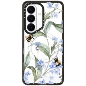 image:imageCASETiFY for Galaxy S25 Case  Impact  82 ft 4x Military Grade Drop Protection  Chrome Doodles  BlackForget me Not