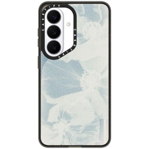 image:imageCASETiFY for Galaxy S25 Case  Impact  82 ft 4x Military Grade Drop Protection  Chrome Doodles  BlackMolecular Poppies