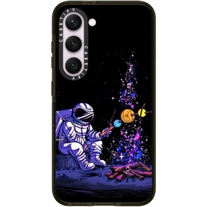 image:imageCASETiFY for Galaxy S25 Case  Impact  82 ft 4x Military Grade Drop Protection  Chrome Doodles  BlackMoon Camping