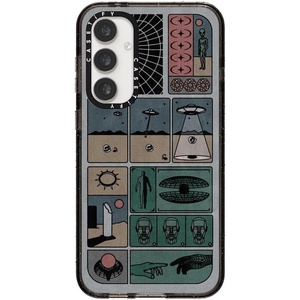 image:imageCASETiFY for Galaxy S25 Case  Impact  82 ft 4x Military Grade Drop Protection  Chrome Doodles  BlackResearch By Other Minerals