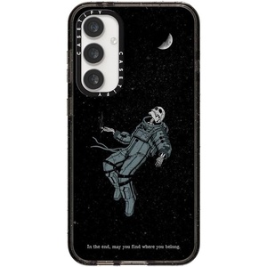 image:imageCASETiFY for Galaxy S25 Case  Impact  82 ft 4x Military Grade Drop Protection  Chrome Doodles  BlackSomehow  Someday