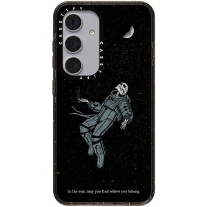 image:imageCASETiFY for Galaxy S25 Case  Impact  82 ft 4x Military Grade Drop Protection  Chrome Doodles  BlackSomehow Someday