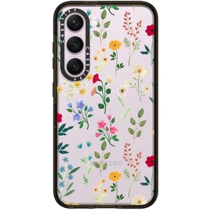 image:imageCASETiFY for Galaxy S25 Case  Impact  82 ft 4x Military Grade Drop Protection  Chrome Doodles  BlackSpring Botanicals 2