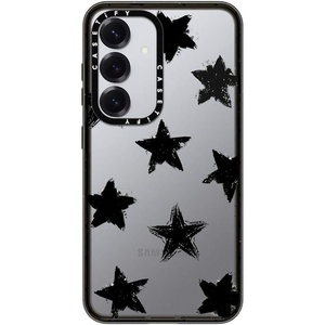 image:imageCASETiFY for Galaxy S25 Case  Impact  82 ft 4x Military Grade Drop Protection  Chrome Doodles  BlackStar Marks