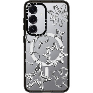 image:imageCASETiFY for Galaxy S25 Ultra Case  Impact Magnetic  Wireless charging and MagSafe compatible  82 ft 4X Military Grade Drop Protection  Under the Sea by Grace Anderss  BlackChrome Doodles