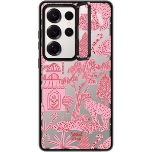 image:imageCASETiFY for Galaxy S25 Ultra Case  Impact Ring Stand  Kickstand  66 ft 3x Military Grade Drop Protection  Life Goes On  BlackCheetah Paradise Pink