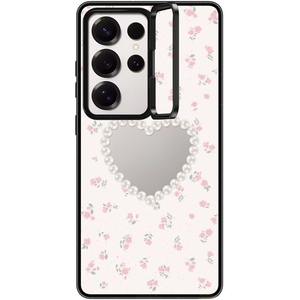 image:imageCASETiFY for Galaxy S25 Ultra Case  Impact Ring Stand  Kickstand  66 ft 3x Military Grade Drop Protection  Life Goes On  BlackPearly Heart