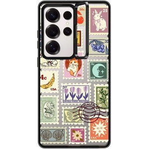 image:imageCASETiFY for Galaxy S25 Ultra Case  Impact Ring Stand  Kickstand  66 ft 3x Military Grade Drop Protection  Life Goes On  BlackStamp Collection