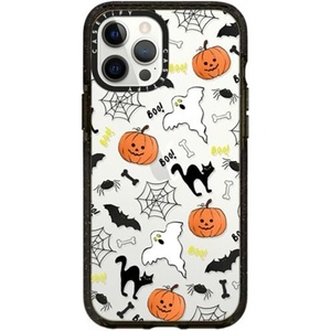 image:imageCASETiFY for iPhone 12 Pro Max Case  Impact  Slim Fit  66 ft Drop Protection  Ghost Lovers by Joce Cova  BlackBoo its Halloween
