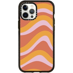 image:imageCASETiFY for iPhone 12 Pro Max Case  Impact  Slim Fit  66 ft Drop Protection  Ghost Lovers by Joce Cova  BlackCoral Waves by Oh So Graceful