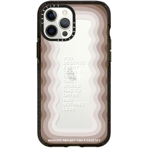 image:imageCASETiFY for iPhone 12 Pro Max Case  Impact  Slim Fit  66 ft Drop Protection  Ghost Lovers by Joce Cova  BlackEvery Good Thing