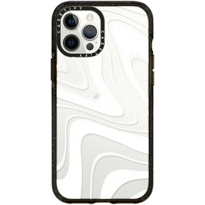 image:imageCASETiFY for iPhone 12 Pro Max Case  Impact  Slim Fit  66 ft Drop Protection  Ghost Lovers by Joce Cova  BlackFrosted Swirls