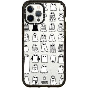 image:imageCASETiFY for iPhone 12 Pro Max Case  Impact  Slim Fit  66 ft Drop Protection  Ghost Lovers by Joce Cova  BlackGhost Fashions