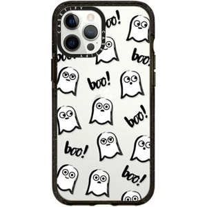 image:imageCASETiFY for iPhone 12 Pro Max Case  Impact  Slim Fit  66 ft Drop Protection  Ghost Lovers by Joce Cova  BlackHalloween Ghosts