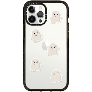 image:imageCASETiFY for iPhone 12 Pro Max Case  Impact  Slim Fit  66 ft Drop Protection  Ghost Lovers by Joce Cova  BlackLil Ghosts Phone Case