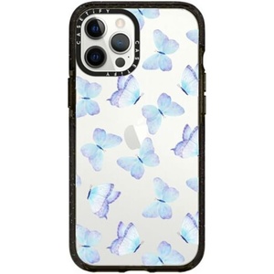 image:imageCASETiFY for iPhone 12 Pro Max Case  Impact  Slim Fit  66 ft Drop Protection  Ghost Lovers by Joce Cova  BlackLilac aqua blue watercolor