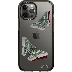 image:imageCASETiFY for iPhone 12 Pro Max Case  Impact  Slim Fit  66 ft Drop Protection  Ghost Lovers by Joce Cova  BlackMONEYFLY