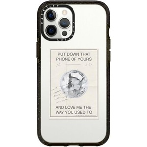 image:imageCASETiFY for iPhone 12 Pro Max Case  Impact  Slim Fit  66 ft Drop Protection  Ghost Lovers by Joce Cova  BlackPUT DOWN THAT PHONE OF YOURS