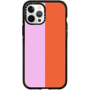 image:imageCASETiFY for iPhone 12 Pro Max Case  Impact  Slim Fit  66 ft Drop Protection  Ghost Lovers by Joce Cova  BlackPinkRed Colorblock
