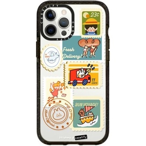 image:imageCASETiFY for iPhone 12 Pro Max Case  Impact  Slim Fit  66 ft Drop Protection  Ghost Lovers by Joce Cova  BlackPostage Party