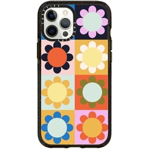 image:imageCASETiFY for iPhone 12 Pro Max Case  Impact  Slim Fit  66 ft Drop Protection  Ghost Lovers by Joce Cova  BlackRetro Florals