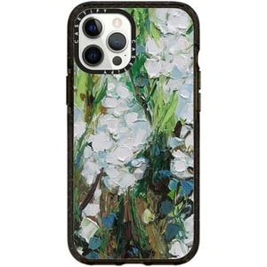 image:imageCASETiFY for iPhone 12 Pro Max Case  Impact  Slim Fit  66 ft Drop Protection  Ghost Lovers by Joce Cova  BlackWild Squill Flowers
