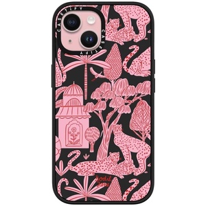image:imageCASETiFY for iPhone 15 Case  Impact  Slim Fit  82 ft 4x Military Grade Drop Protection  Cheetah Paradise Pink  Matte BlackCheetah Paradise Pink
