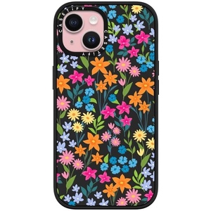 image:imageCASETiFY for iPhone 15 Plus Case  Impact Compatible with MagSafe  82 ft 4x Military Grade Drop Protection  Smore   Matte Blackbright spring flowers