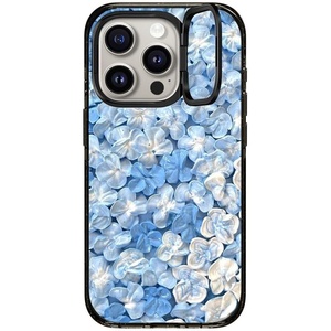 image:imageCASETiFY for iPhone 15 Pro Max Case  Impact Ring Stand MagSafe Compatible  Kickstand  66 ft 3x Military Grade Drop Protection  Beary Sweet  BlackBlue Hydrangea