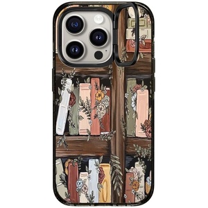 image:imageCASETiFY for iPhone 15 Pro Max Case  Impact Ring Stand MagSafe Compatible  Kickstand  66 ft 3x Military Grade Drop Protection  Beary Sweet  BlackBookshelf Garden