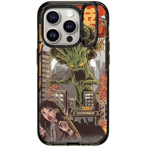 image:imageCASETiFY for iPhone 15 Pro Max Case  Impact Ring Stand MagSafe Compatible  Kickstand  66 ft 3x Military Grade Drop Protection  Beary Sweet  BlackBroccozilla