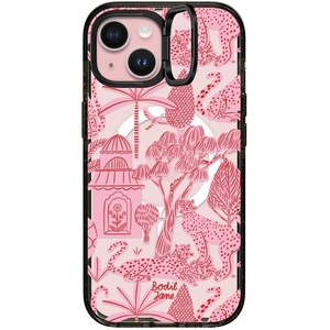image:imageCASETiFY for iPhone 15 Pro Max Case  Impact Ring Stand MagSafe Compatible  Kickstand  66 ft 3x Military Grade Drop Protection  Beary Sweet  BlackCheetah Paradise Pink