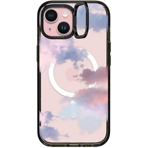 image:imageCASETiFY for iPhone 15 Pro Max Case  Impact Ring Stand MagSafe Compatible  Kickstand  66 ft 3x Military Grade Drop Protection  Beary Sweet  BlackClouds