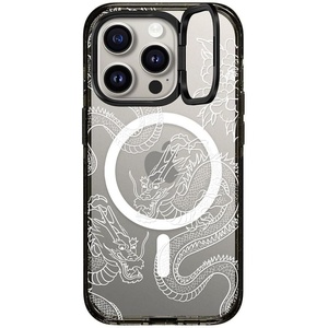 image:imageCASETiFY for iPhone 15 Pro Max Case  Impact Ring Stand MagSafe Compatible  Kickstand  66 ft 3x Military Grade Drop Protection  Beary Sweet  BlackDRAGONS