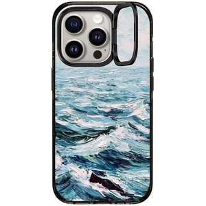 image:imageCASETiFY for iPhone 15 Pro Max Case  Impact Ring Stand MagSafe Compatible  Kickstand  66 ft 3x Military Grade Drop Protection  Beary Sweet  BlackDeep Blue Sea