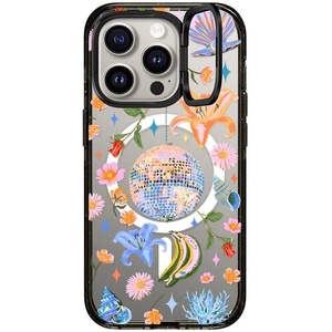 image:imageCASETiFY for iPhone 15 Pro Max Case  Impact Ring Stand MagSafe Compatible  Kickstand  66 ft 3x Military Grade Drop Protection  Beary Sweet  BlackDisco Magic