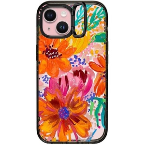image:imageCASETiFY for iPhone 15 Pro Max Case  Impact Ring Stand MagSafe Compatible  Kickstand  66 ft 3x Military Grade Drop Protection  Beary Sweet  BlackEttaVee Watercolor Fleurs