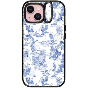 image:imageCASETiFY for iPhone 15 Pro Max Case  Impact Ring Stand MagSafe Compatible  Kickstand  66 ft 3x Military Grade Drop Protection  Beary Sweet  BlackMoon Caravan Toile by Phannapast
