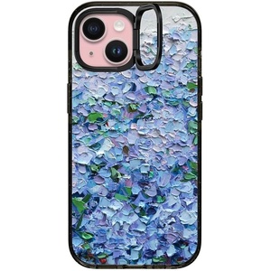 image:imageCASETiFY for iPhone 15 Pro Max Case  Impact Ring Stand MagSafe Compatible  Kickstand  66 ft 3x Military Grade Drop Protection  Beary Sweet  BlackNantucket Blue Hydrangeas
