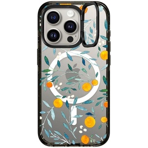 image:imageCASETiFY for iPhone 15 Pro Max Case  Impact Ring Stand MagSafe Compatible  Kickstand  66 ft 3x Military Grade Drop Protection  Beary Sweet  BlackOrange Mania