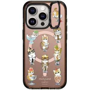 image:imageCASETiFY for iPhone 15 Pro Max Case  Impact Ring Stand MagSafe Compatible  Kickstand  66 ft 3x Military Grade Drop Protection  Beary Sweet  BlackPick Your Flavor