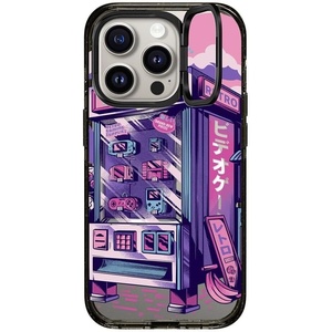 image:imageCASETiFY for iPhone 15 Pro Max Case  Impact Ring Stand MagSafe Compatible  Kickstand  66 ft 3x Military Grade Drop Protection  Beary Sweet  BlackRetro Vending Machine