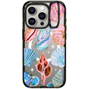 image:imageCASETiFY for iPhone 15 Pro Max Case  Impact Ring Stand MagSafe Compatible  Kickstand  66 ft 3x Military Grade Drop Protection  Beary Sweet  BlackSeashell