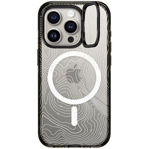 image:imageCASETiFY for iPhone 15 Pro Max Case  Impact Ring Stand MagSafe Compatible  Kickstand  66 ft 3x Military Grade Drop Protection  Beary Sweet  BlackTopography Map