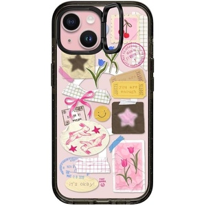 image:imageCASETiFY for iPhone 15 Pro Max Case  Impact Ring Stand MagSafe Compatible  Kickstand  66 ft 3x Military Grade Drop Protection  Beary Sweet  BlackYou Are Stars Collage