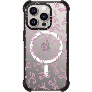 image:imageCASETiFY for iPhone 15 Pro Max Case  Ultra Impact Compatible with MagSafe  Strong Slim  115 ft 5X Militray Grade Drop Protection  Boo Things  BlackBOWS
