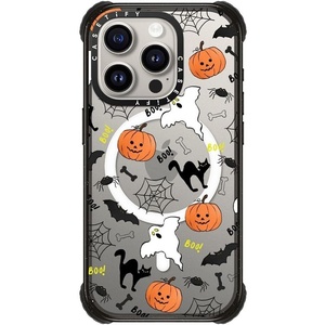 image:imageCASETiFY for iPhone 15 Pro Max Case  Ultra Impact Compatible with MagSafe  Strong Slim  115 ft 5X Militray Grade Drop Protection  Boo Things  BlackBoo its Halloween