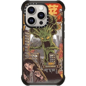 image:imageCASETiFY for iPhone 15 Pro Max Case  Ultra Impact Compatible with MagSafe  Strong Slim  115 ft 5X Militray Grade Drop Protection  Boo Things  BlackBroccozilla