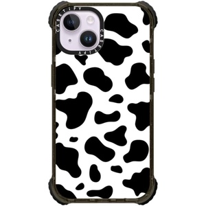 image:imageCASETiFY for iPhone 15 Pro Max Case  Ultra Impact Compatible with MagSafe  Strong Slim  115 ft 5X Militray Grade Drop Protection  Boo Things  BlackCOW PRINT